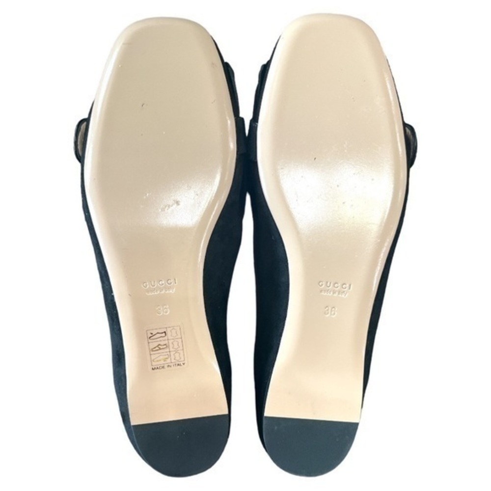 GUCCI Marmont GG Black Suede Fringe Loafer Flats Size 36 NWOB - Picture 8 of 8